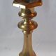 Antique bronze candlestick, 19th century, torch holder, candelabrum.