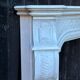 Napoleon III Fireplace In Carrara Marble Circa 1880