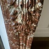 Louis XVI Style Fireplace In Speckled Red Marble 20th Century