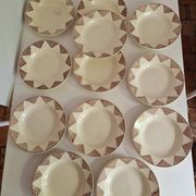 Set of 12 Deep Plates Saint Amand Model 4054