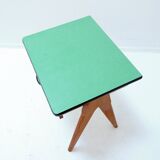 Pair of vintage compass legs bedside tables - circa 1960