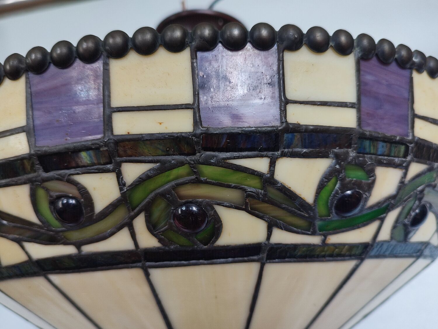 Vintage Tiffany style ceiling lamp