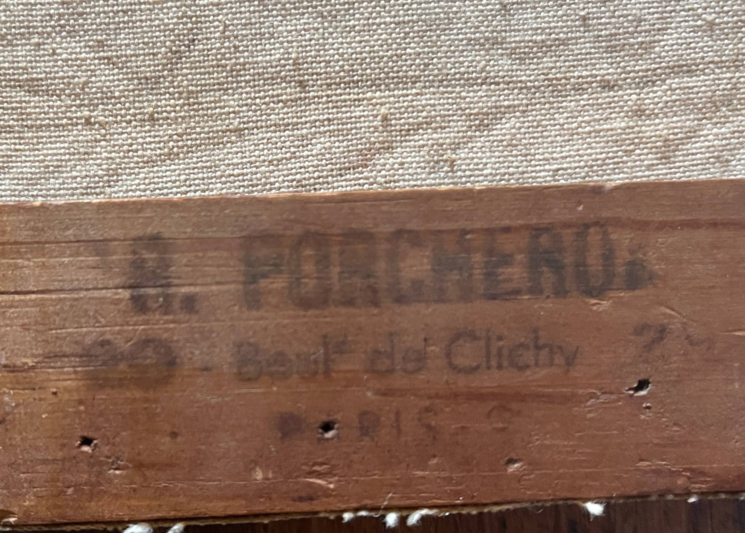 HST painting "The Fisherman" signed A. Maffié early 20th century