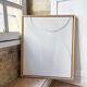 Tableau relief minimaliste blanc