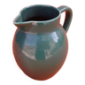 1950s glazed ceramic pitcher