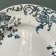 Lot de 9 assiettes plates Terre de Fer modèle « Campanule » St Amand et Hamage