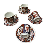 Porcelain cups and under cups