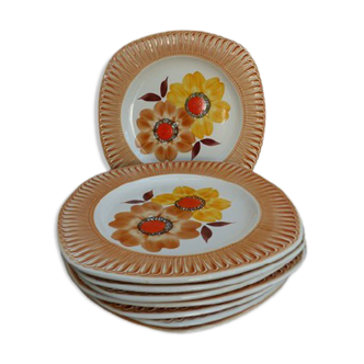 Earthenware plate 1970 Montodovi Italy