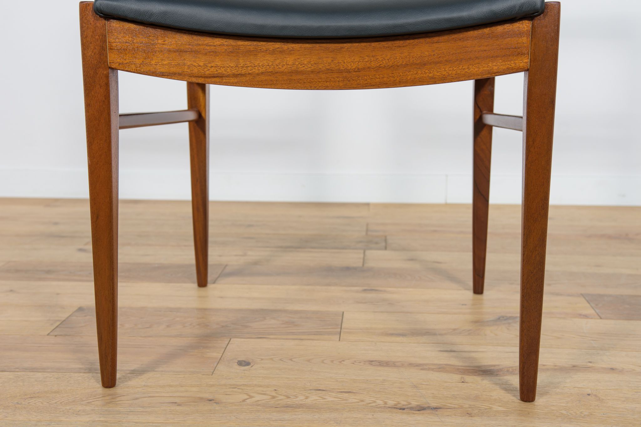 Chaises de salle à manger en teck du milieu du siècle, années 1960, ensemble de 6