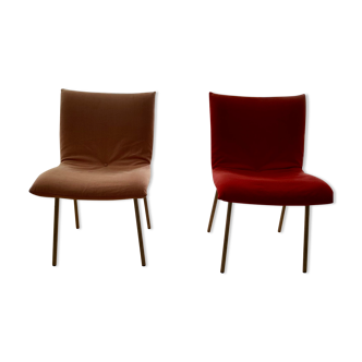 Lot de 2 chaises Cinna, modèle câlin