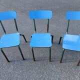 Set of 3 school chairs