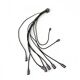 Catellani & Smith / early flexible Turciu 9 hanging lamp by Enzo Catellani / numbered
