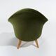 Fauteuil Little Adam par Kerstin Horlin-Holmquist en velours vert, Suède 1950