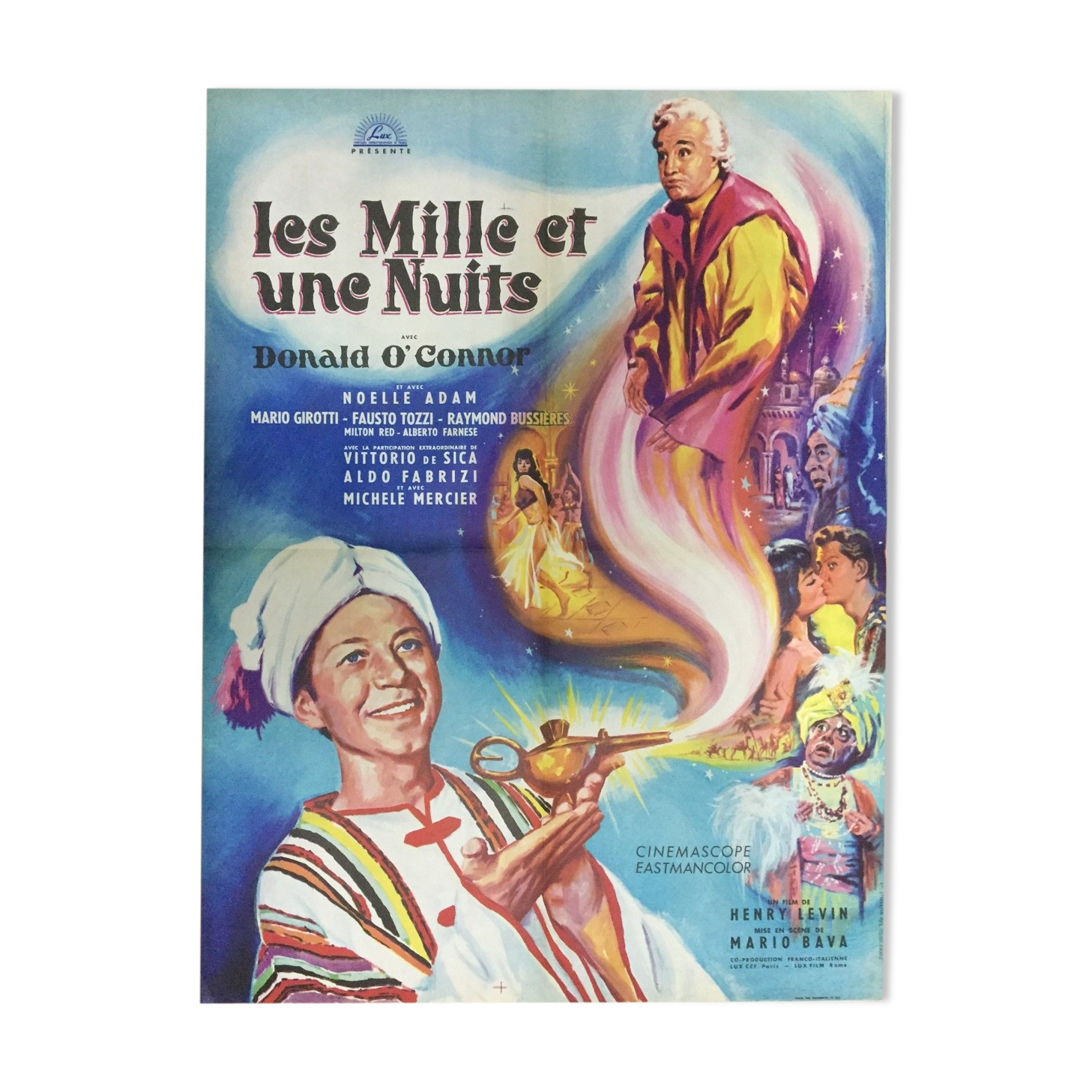 Displays the thousand and one nights mario bava 60x80cm 1961