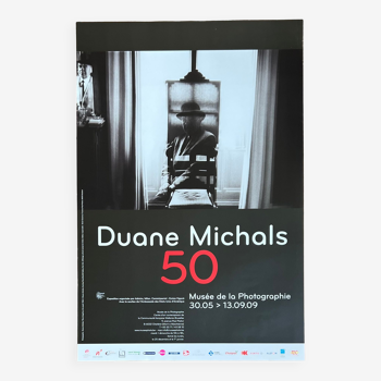 Duane michals (1932) poster portrait of magritte museum of photography charleroi 2009
