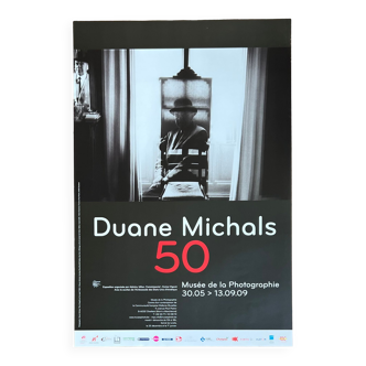 Duane michals (1932) poster portrait of magritte museum of photography charleroi 2009