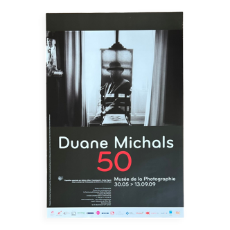 Duane michals (1932) affiche portrait de magritte musée de la photographie charleroi 2009