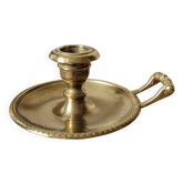 Cellar rat / brass candle holder