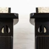 Cassina Hill House Set, Sofa and easy chair by Charles Rennie Mackintosh