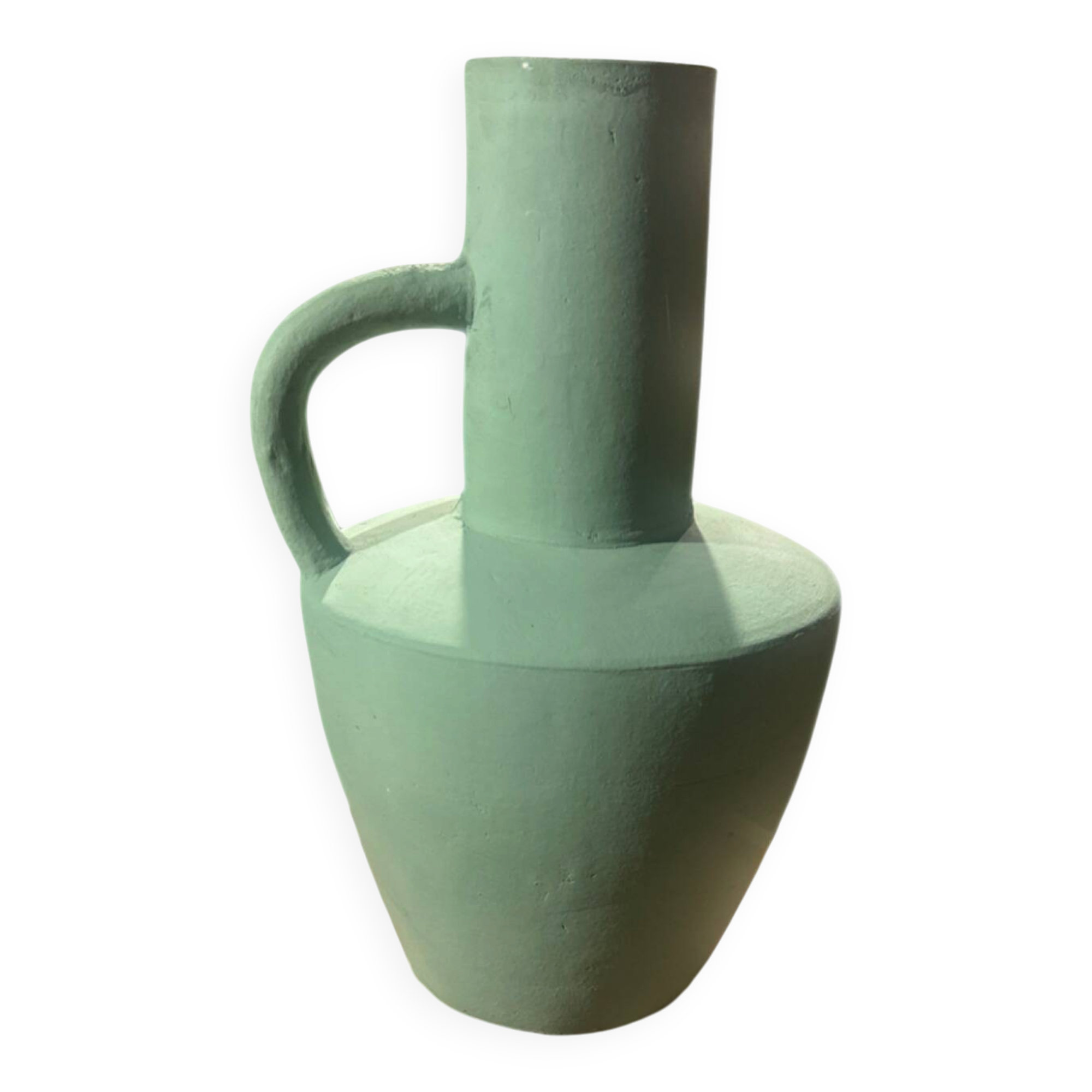Green vase