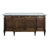 Louis XVI style mahogany enfilade