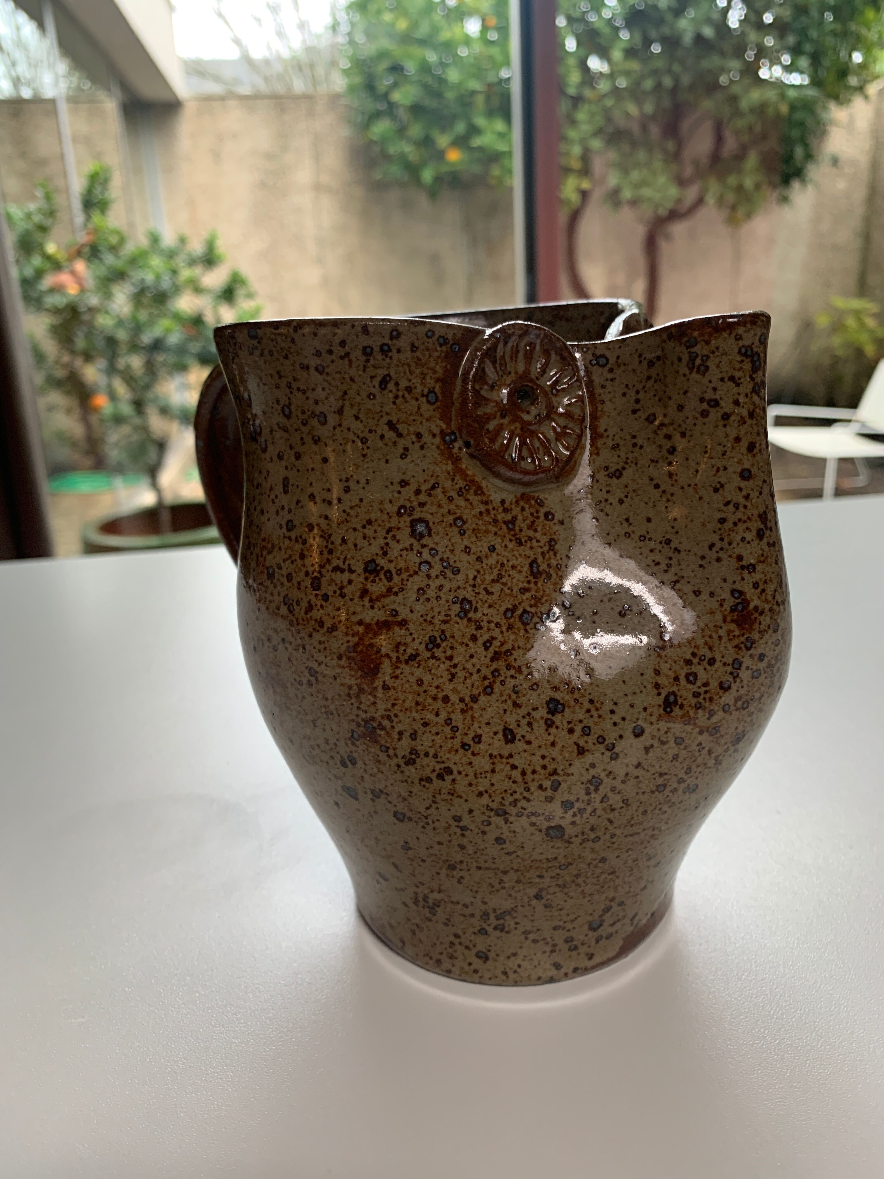 Anthropomorphic pitcher representing an owl