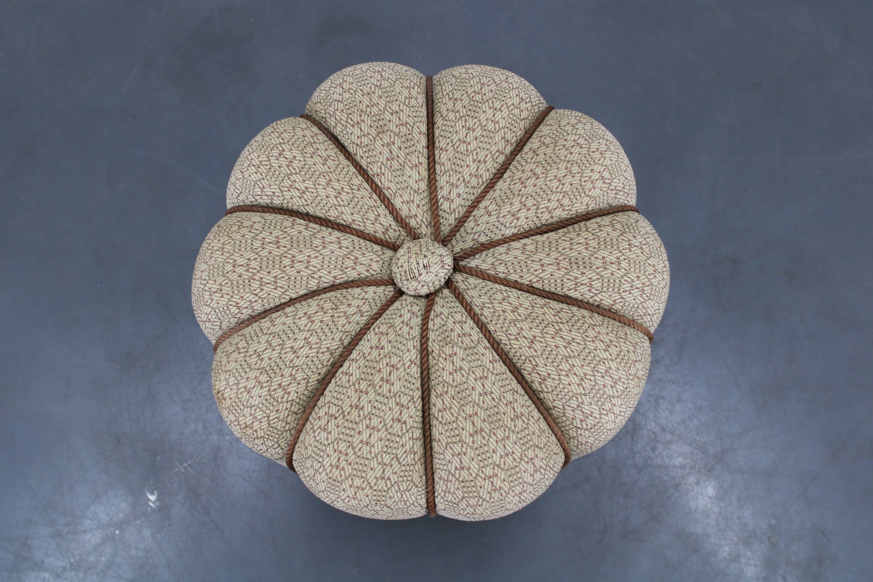 Tabouret Art Déco de Jindrich Halabala, Tchécoslovaquie 1930