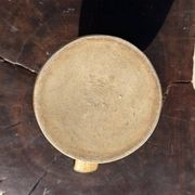 Grande carafe en grès mouchetée pas de marque au dessous H21