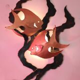 Decorative and luminous wall light from the 60s