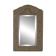 Oriental mirror in chiseled metal – beveled, for placing on a surface or hanging