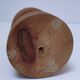 Three Scandinavian wooden candle holders, vintage design