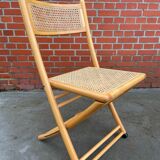 Vintage cesca style wooden folding chair design