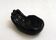 Empty pocket dish Hand 1980s in black earthenware
