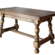 Table basse campagnarde western chêne vintage