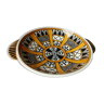 Saladier plat a oreille en céramique Yvon Roy decor celtique france