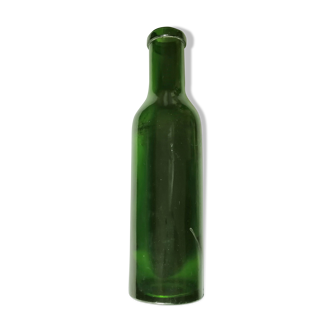 Vintage molded glass bottle