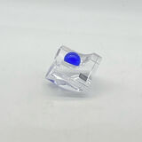 Daum France 🇫🇷 blue ball ashtray / pocket emptier