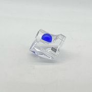 Vide poche / cendrier Daum France 🇫🇷 boule bleue