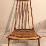 Vintage wooden chair armchair