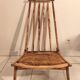 Fauteuil chaise vintage en bois