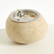 Original 1970s moon rock table lamp by André Cazenave for Tecta