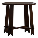 Modern Danish, side table / sculptural console in oak, 1940s