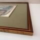 Anais Toudouze illustration print, antique French fashion , France, art print in wooden frame