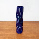 Organic ceramic vase from the mid-century by BKW Böttger Keramik Wandsbek, Hamburg, Germany, 1960s.