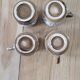4 tasses à café en grès vintage