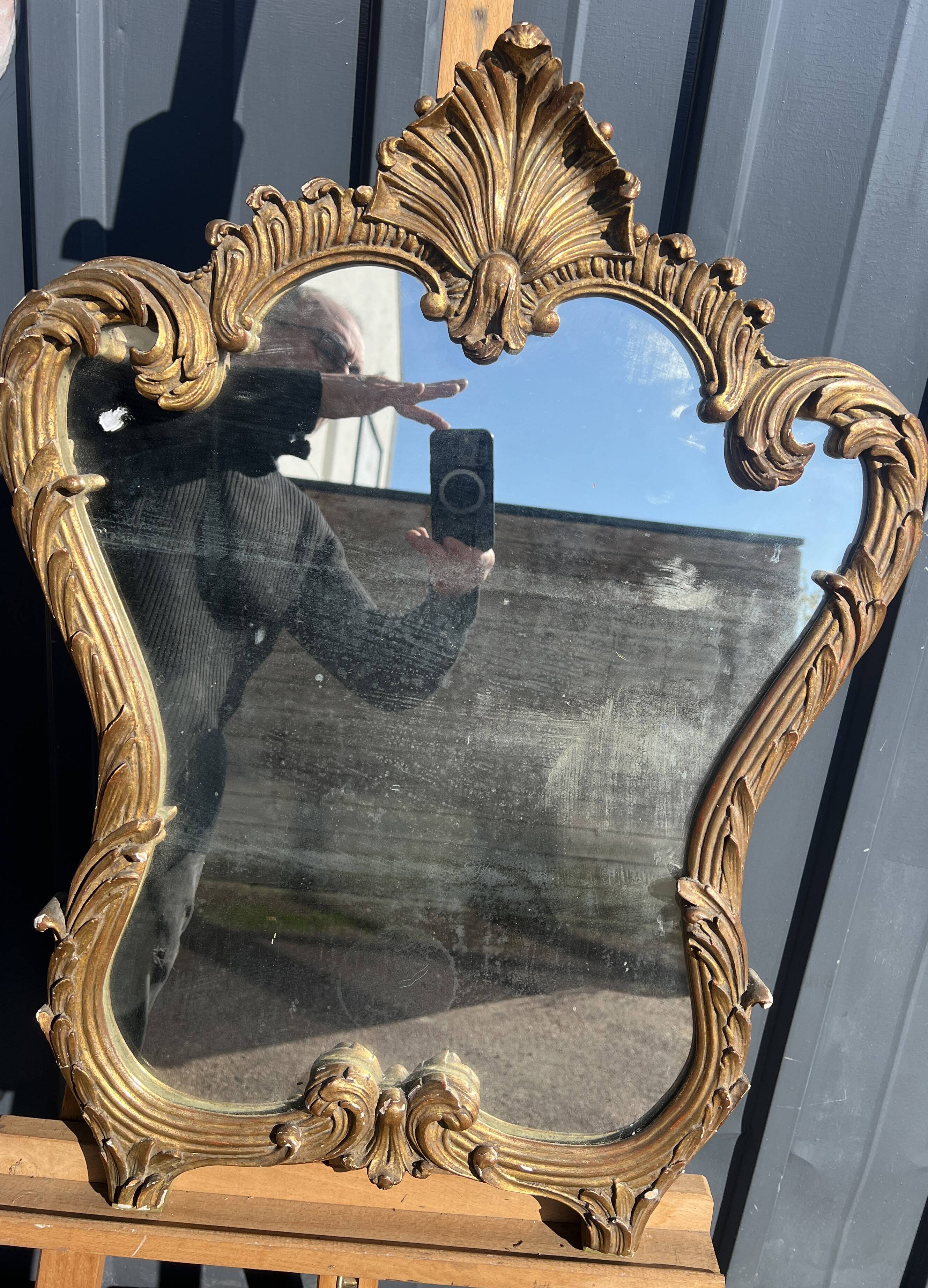 Louis XV style mirror