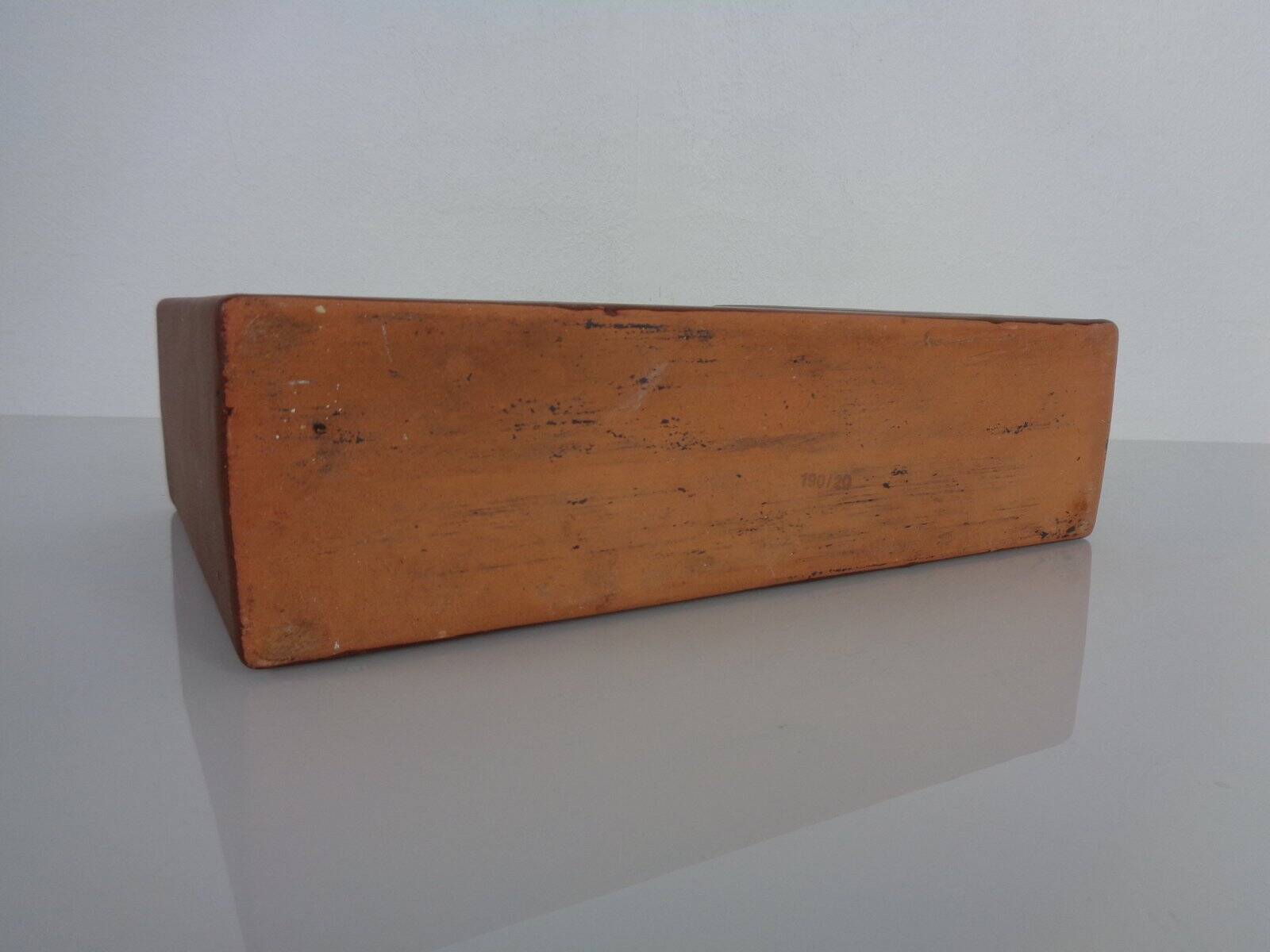 Dutch studio ceramic vase by Marius & Hugo Van Woerden for Vest Keramiek, 1970s