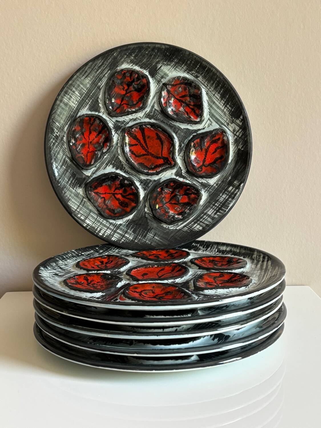 Oyster plates MBFA Pornic