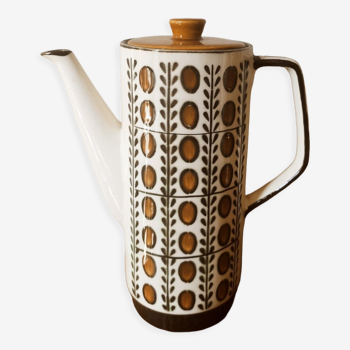 Théière, cafetière Boch noix en faïence