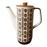 Teapot, Boch walnut tiled coffee maker